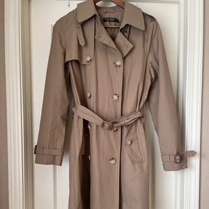Lauren Ralph Lauren Camel Trench Coat